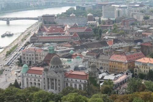 Bains Gellert à Buda en hongrie