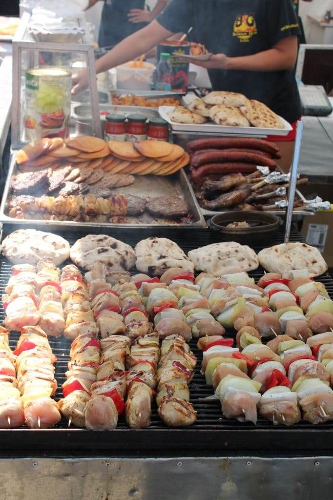 Marché des saveurs lors de la fête nationale à Budapest