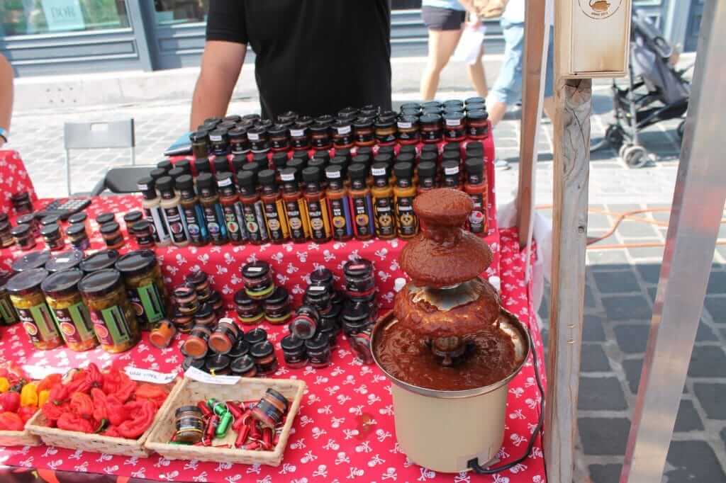 Marché des saveurs, fête nationale à Budapest
