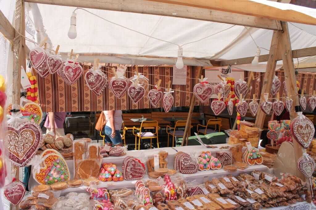 Marché des saveurs, côté sucrerie à Budapest