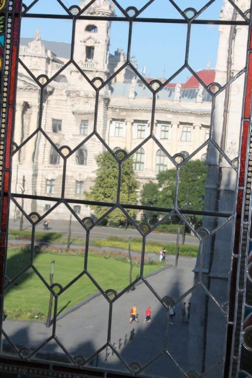 depuis le parlement de Budapest