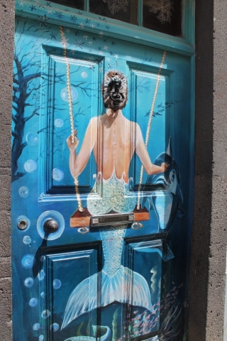 Porte-décorée-Funchal Porte décorées à Funchal à Madère