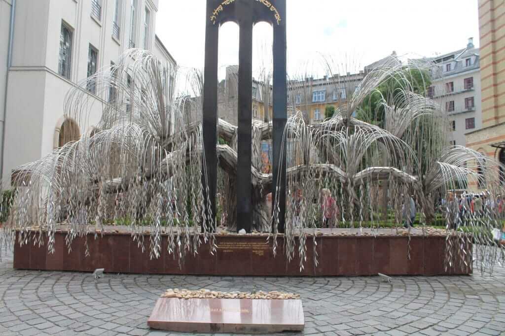 Grande synagogue de Budapest sculpture