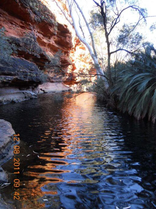 Kings Canyon Centre rouge en Australie
