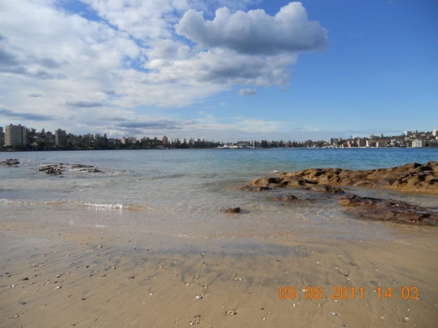 Manly Randonnée longeant la baie de Sydney (10) Baie de sydney depuis Manly en Australie