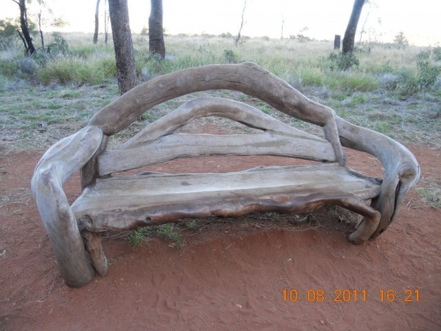 Banc Centre rouge en Australie