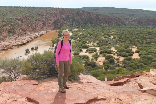Aux abords de la river Murchidson dans le parc de Kalbarri Aux bords de la rivière Murchidson dans le parc national de Kalbarri