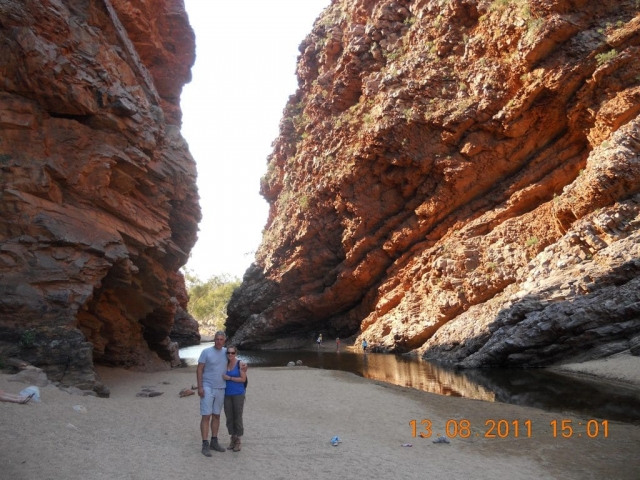 Simpson gap dans le centre rouge en Australie