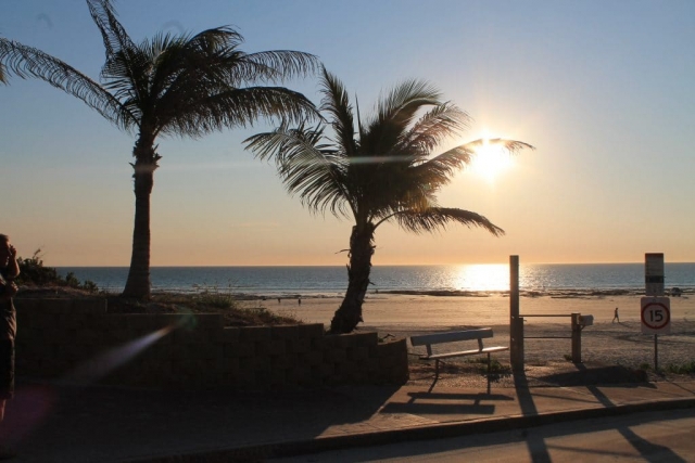 Coucher de soleil à Cable Beach Coucher de soleil à Cable Beach en australie