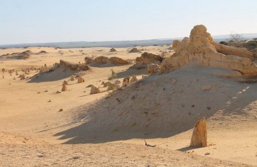 désert des Pinnacles ombres