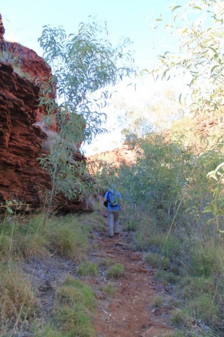 Hancock Gorge chemin Hancock Gorge chemin en Australie