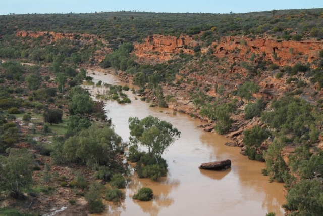 Hawk's Head dans le parc de Kalbarri Hawk's head dans le parc national de Kalbarri