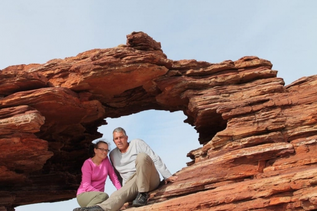 Nature's window dans le parc de Kalbarri Natural's window dans le parc national de Kalbarri