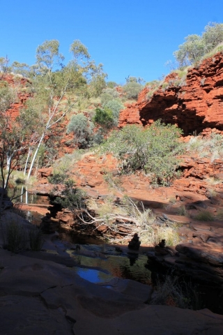 Pièce d'eau Hancock Gorge Pièce d'eau Hancock Gorge en Australie