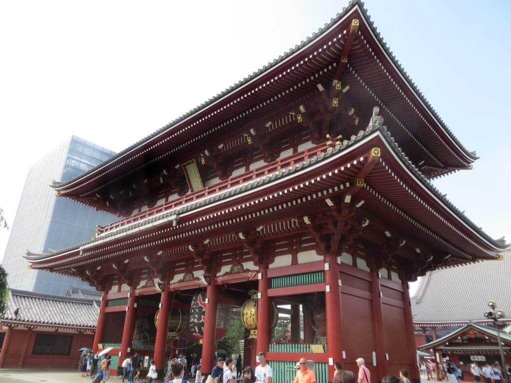 Porte Hozonmon du temple Senso-ji à Tokyo