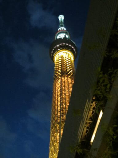 Tokyo Skytree Tower la nuit