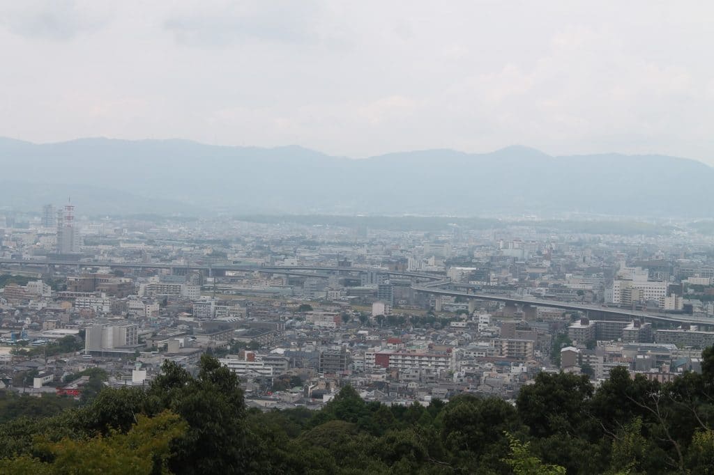 Fushimi-Inari vue sur Kyoto