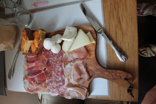 Assiette au restaurant Obika à Milan Assiette au restaurant Obika à Milan