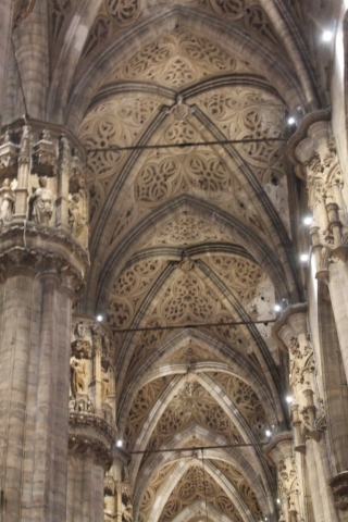 Plafond Duomo à Milan Plafond Duomo à Milan