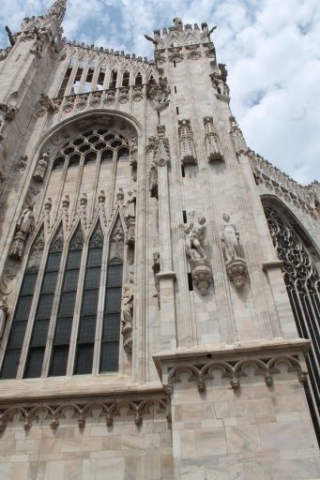détail du duomo de Milan détail du duomo de Milan