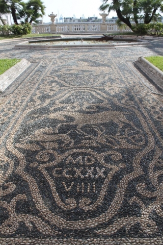 mosaïque au Palazzo reale à Gênes mosaïque au Palazzo reale à Gênes