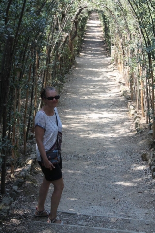 Dans les jardins Boboli à Florence Dans les jardins Boboli à Florence