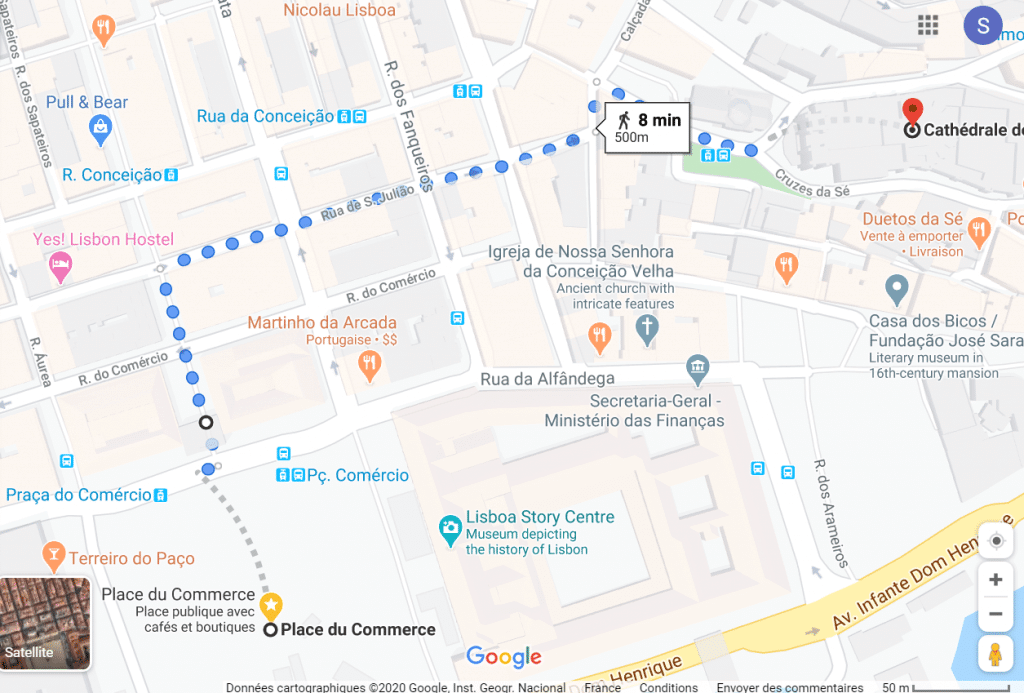 Carte Promenade 1 La Sé