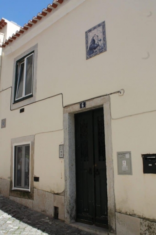 Rues et ruelles dans l'Alfama à Lisbonne