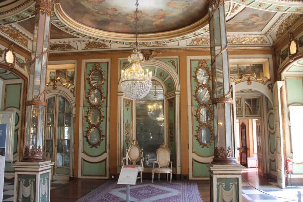 Le trône Palais de Queluz