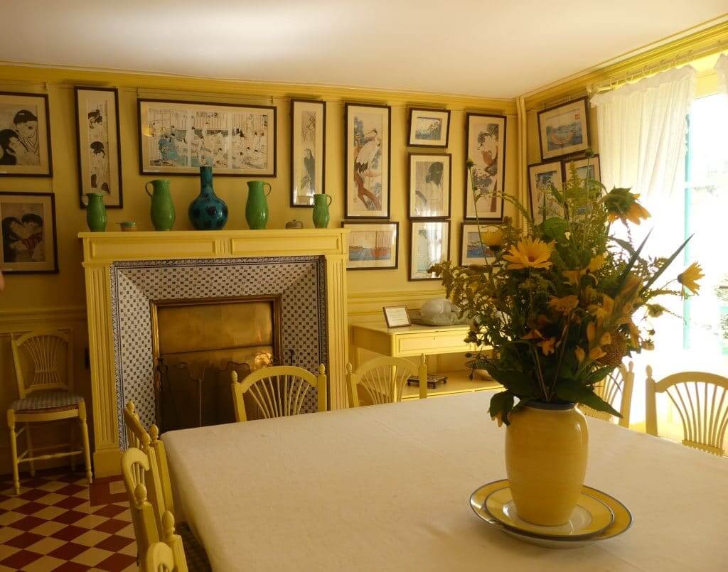 Intérieur de la maison de Claude Monet à Giverny