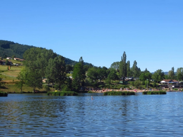 La plage du lac des sapins