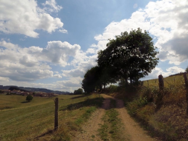 en montant vers la graviche