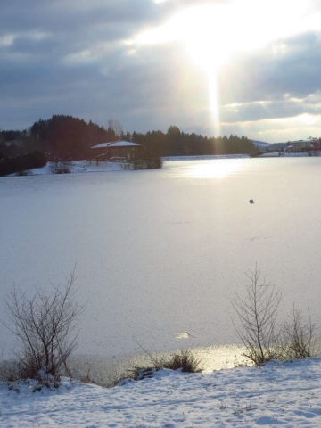 le lac des sapins en hiver (2)