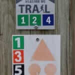 Panneau Trail au lac des sapins