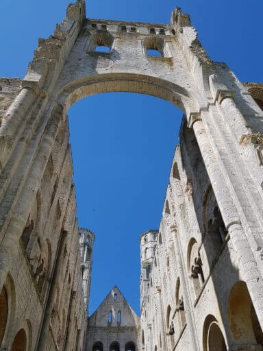 Abbaye de Jumièges perspective