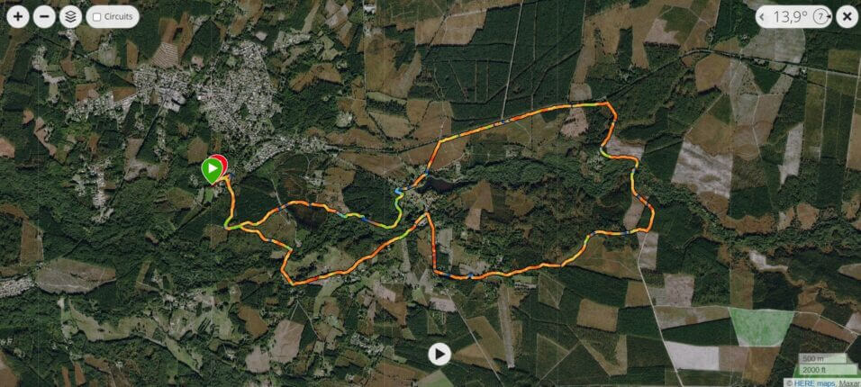 Circuit des Forges Tracé