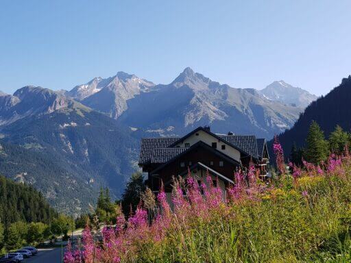 Valfréjus vue sur les montagnes