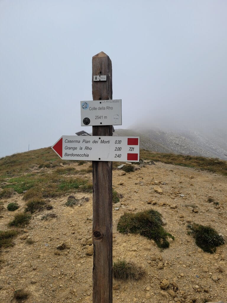 Col de la roue Frontière