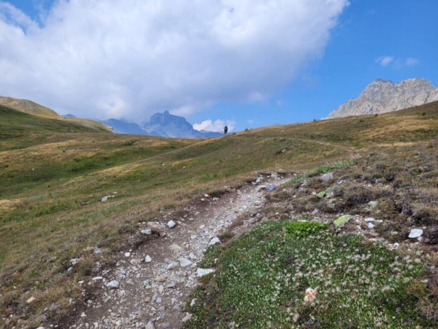 En direction du refuge du Thabor En direction du refuge du Thabor