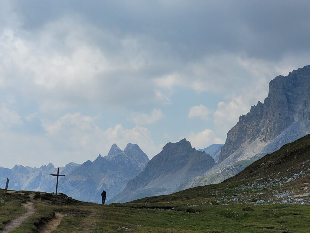 Panorama en allant vers le refuge su Thabor
