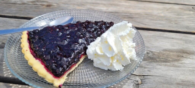 Tarte aux myrtilles au refuge du mont Thabor Tarte aux myrtilles au refuge du mont Thabor