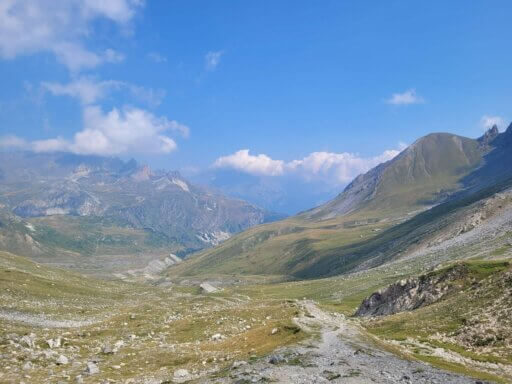 Vue depuis le vallon de la Roue
