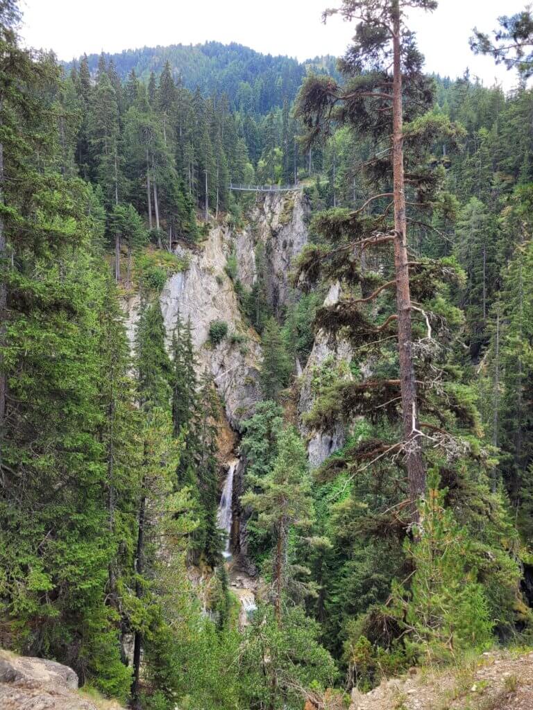 Cascade parcours viaferrata Valfréjus