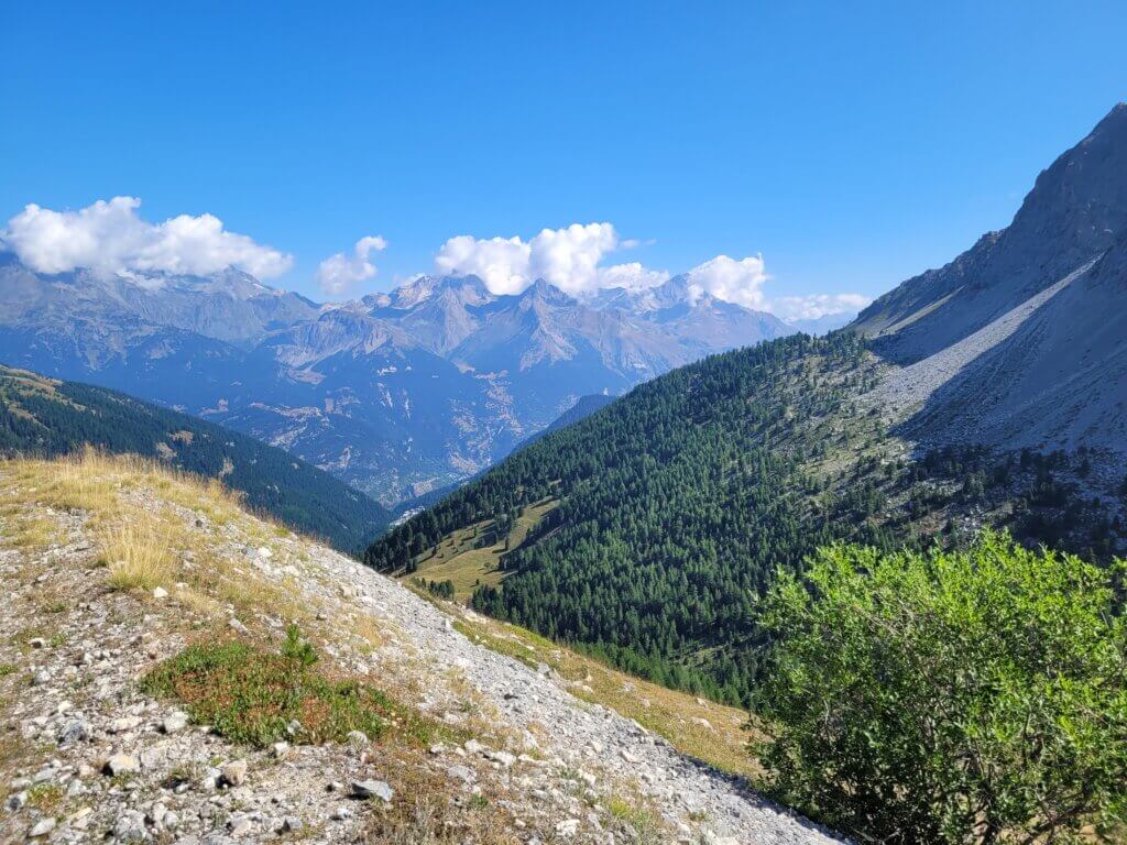 En redescendant sur Valfréjus