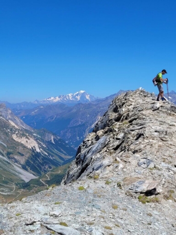 Le Mont Blanc depuis la pointe de l'observatoire Le Mont Blanc depuis la pointe de l'observatoire