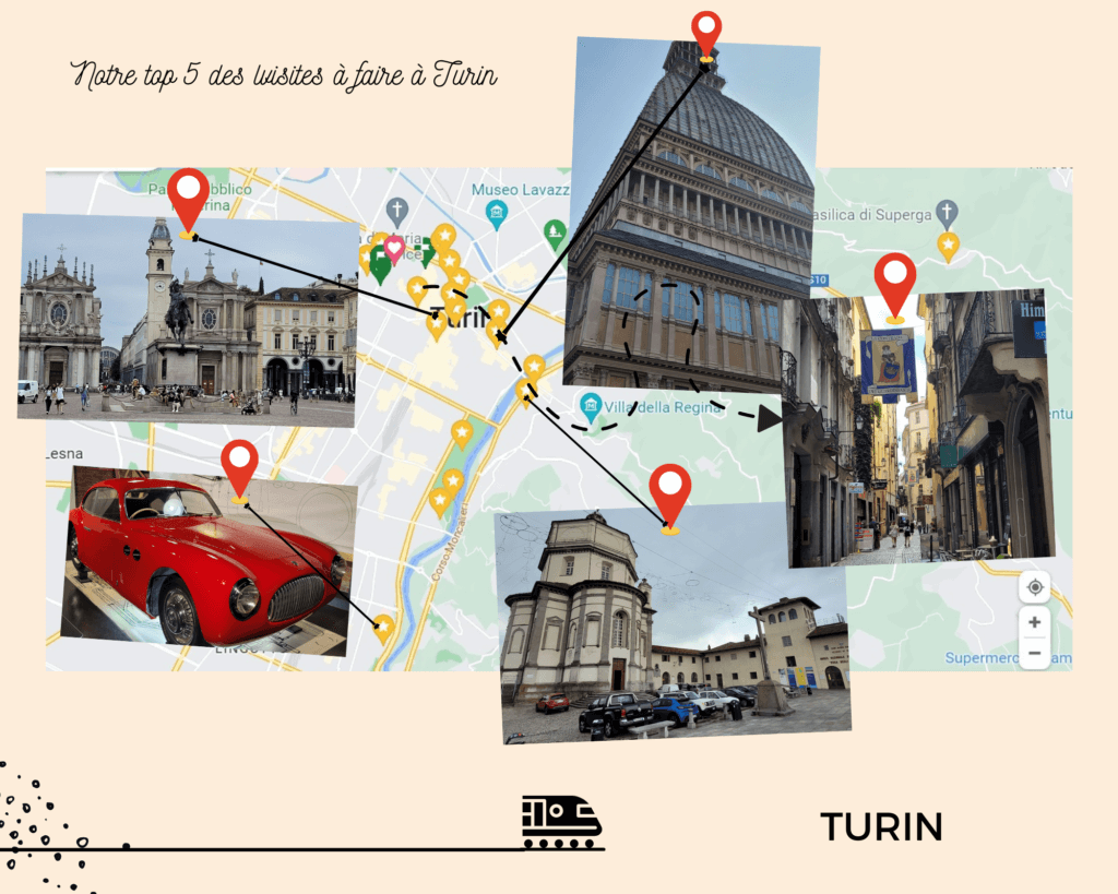 Top 5 des lieux à visiter TURIN