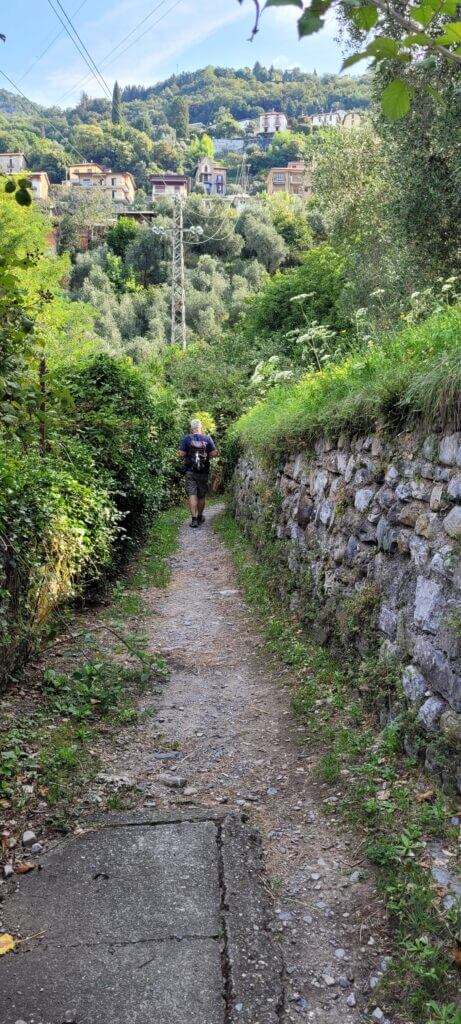 sentier du voyageur Chemin à suivre