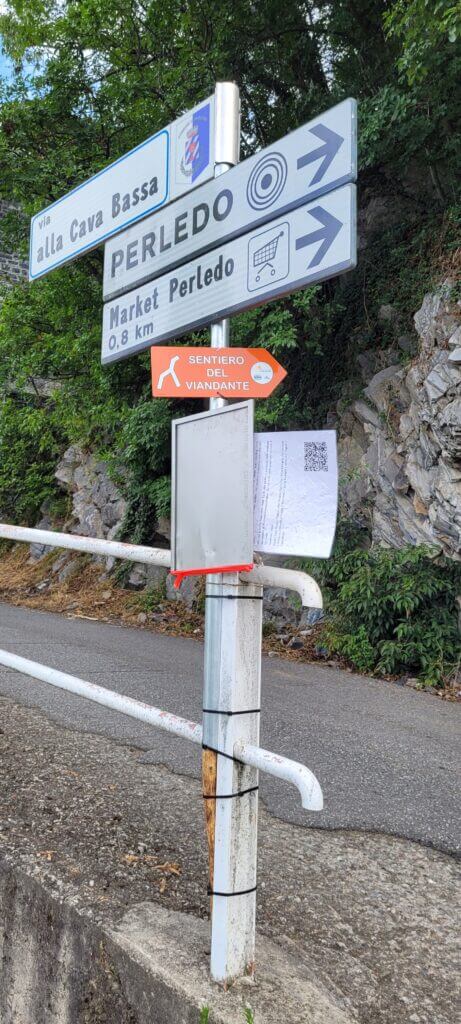 Sentier du voyageur Lac de Côme