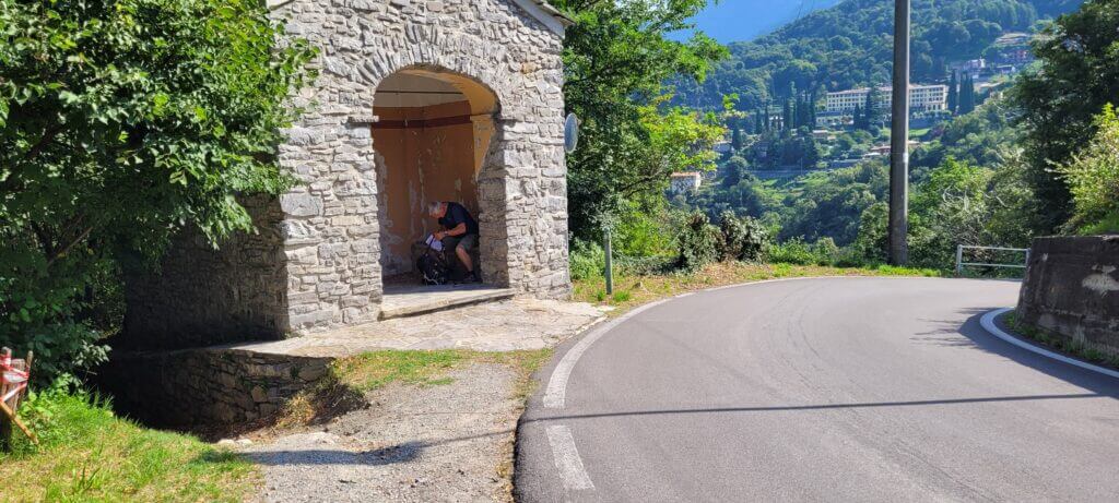 sentier du voyageur Après une rude montée