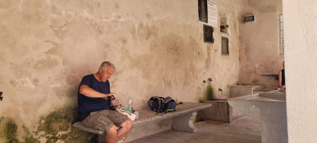 sentier du voyageur Pause repas